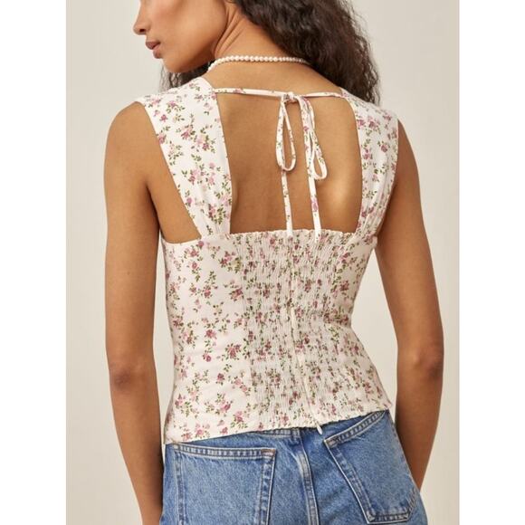 Reformation Lincoln Floral Top - Picture 2 of 6